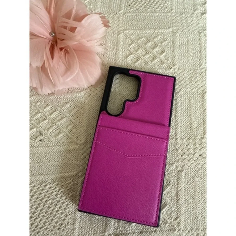 Samsung Galaxy S24 Ultra Wallet Case,‎ Built-in Card Holder,PU Leather Kickstand